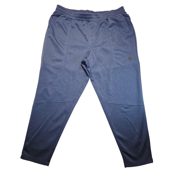 Spyder Other - Spyder Active ProWeb Mens XXL Blue Heathered Athletic Jogger Pants Zipper Pocket